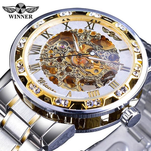 Transparent Diamond Luminous Wrist Watch