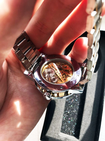 Transparent Diamond Luminous Wrist Watch