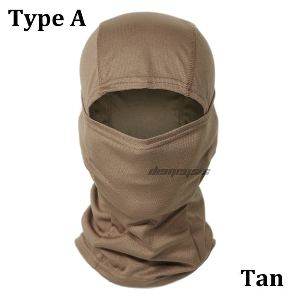 Tactical Balaclava Headgear Mask Army Airsoft Paintball Full Face Mask Breathable Outdoor Hunting Wargame CS Protection Mask