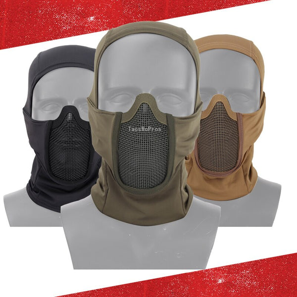 Tactical Balaclava Headgear Mask Army Airsoft Paintball Full Face Mask Breathable Outdoor Hunting Wargame CS Protection Mask