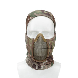 Tactical Balaclava Headgear Mask Army Airsoft Paintball Full Face Mask Breathable Outdoor Hunting Wargame CS Protection Mask